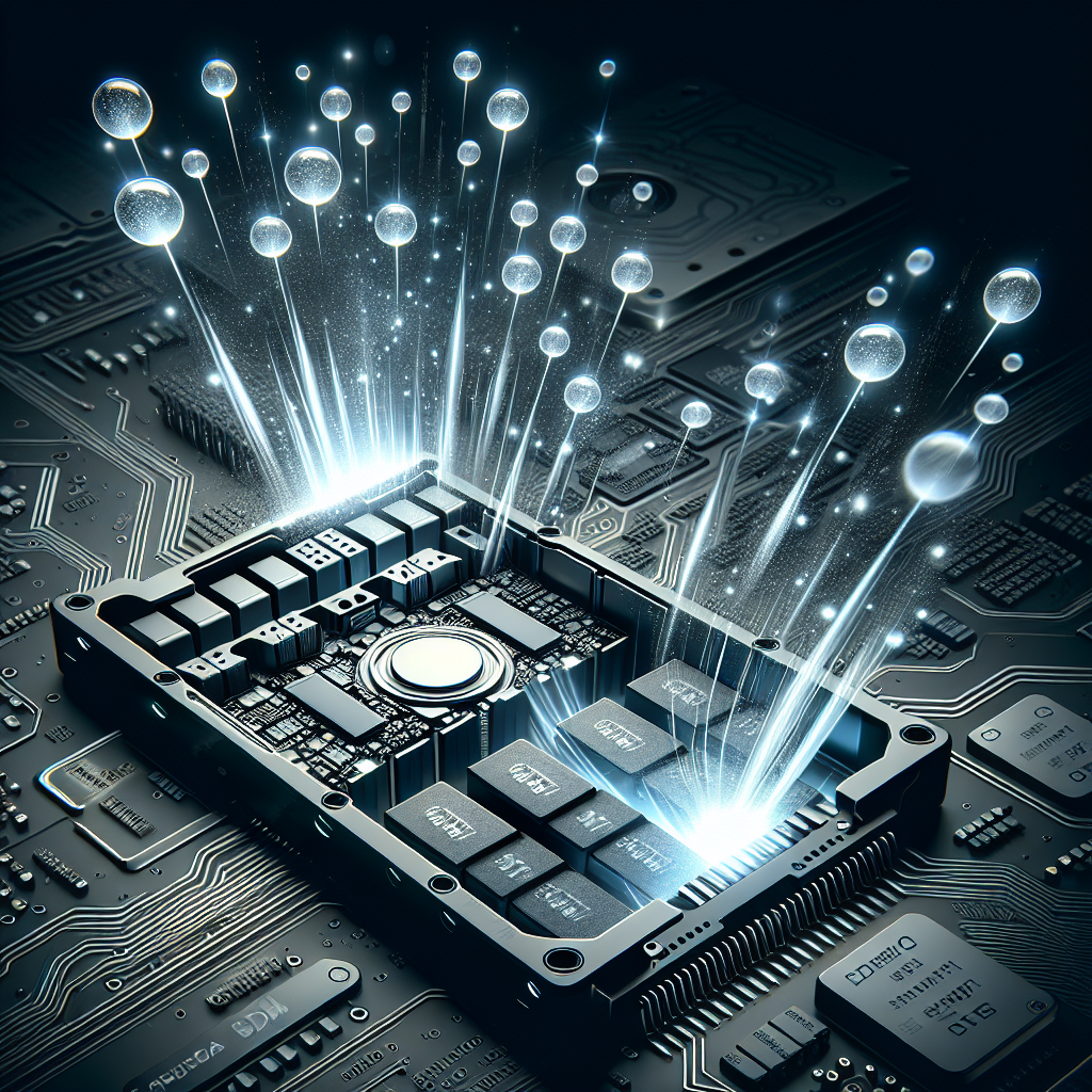 How do SSD pseudo-SLC caching techniques enhance burst performance?