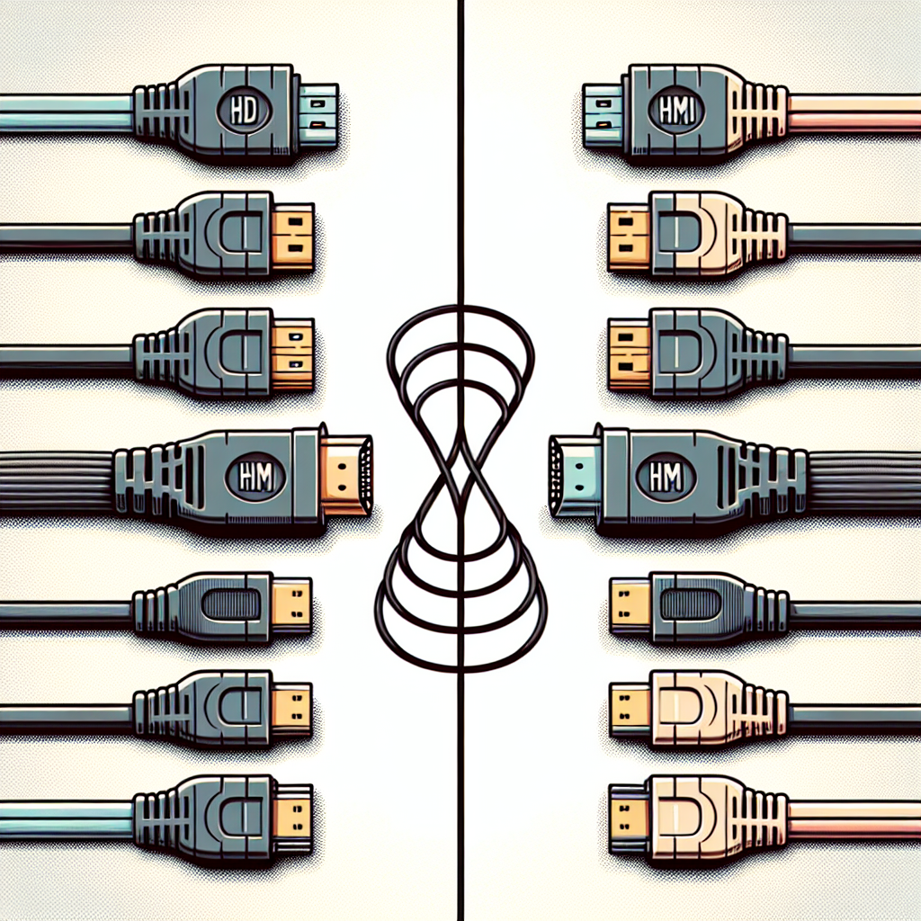 What is the difference between a standard HDMI cable and a high-speed HDMI cable?